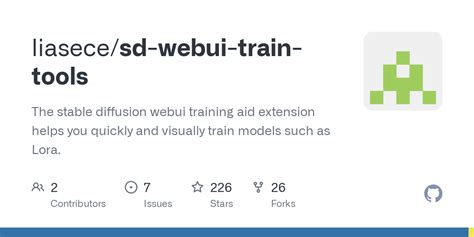 Sd Webui Train Tools Readme Md At Main · Liasece Sd Webui Train Tools