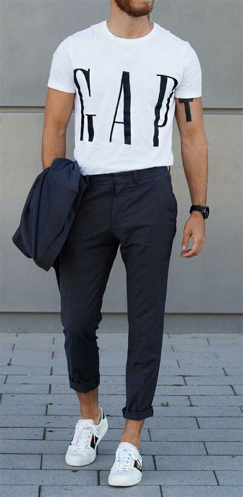 How To Wear White Sneakers For Men Sneakers Outfit Men White Sneakers Men White Sneakers Outfit