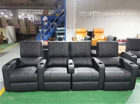 5 Seat Curved Theater Seating LS-805R - Linsen Seating Theater Recliner