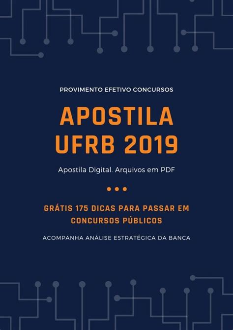 Provimento Efetivo Concursos Apostila UFRB Assistente Em