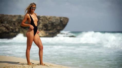 Genie Bouchard Topless Bikini Photos For Sports Illustrated Issue