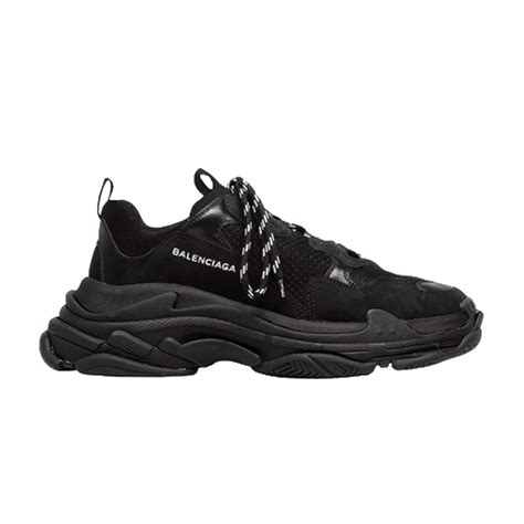 Balenciaga Triple S Trainer All Black Balenciaga 483547w06e11000