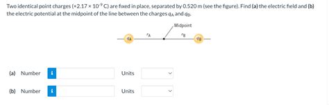 Solved Two Identical Point Charges C Are Fixed Chegg