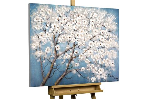 Acrylic Painting Blossoms Tree Kunstloft