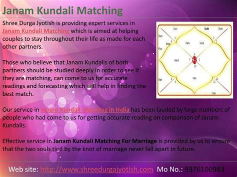 Ppt Janam Kundali Matching In India Janam Kundali Matching For