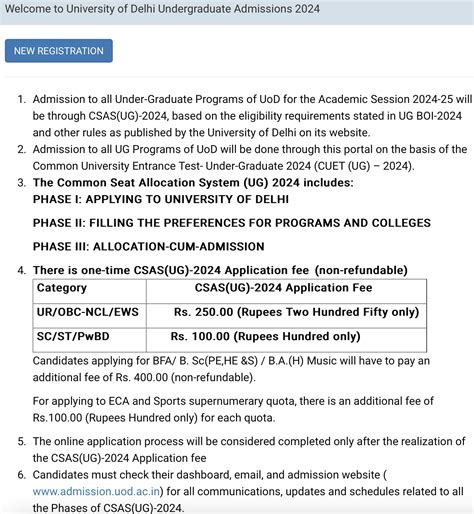 Admission Uod Ac In Du Csas Portal Ugadmission Uod Ac In