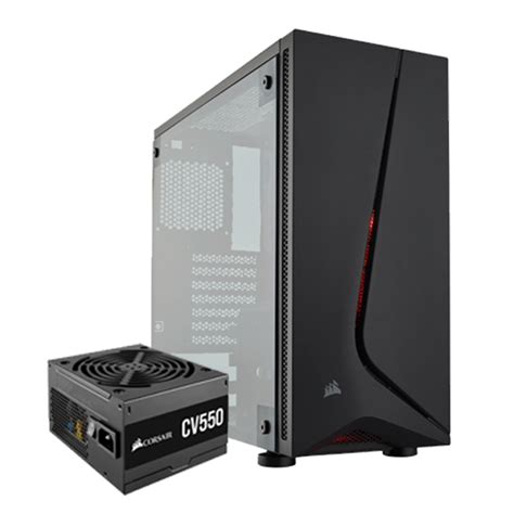 Gabinete Corsair Spec 05 Negro Con Fuente Corsair Cv550 Panel De Acrilico Atx Cc 9020126 Na