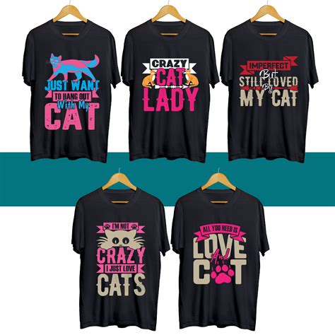 Cat T Shirt Designs Bundle Masterbundles