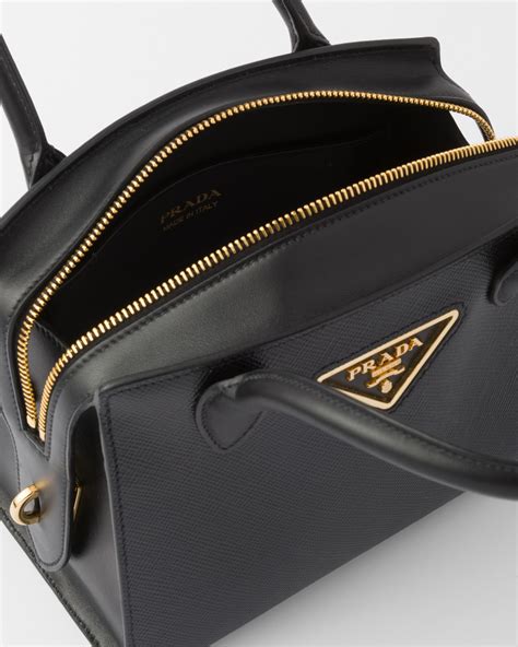 Black Small Prada Kristen Saffiano Bag Prada