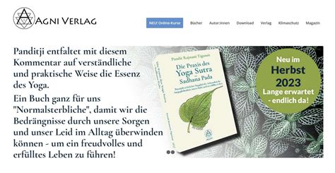 Agni Verlag B Cher F R Lebensfreude Weisheit Des Yoga