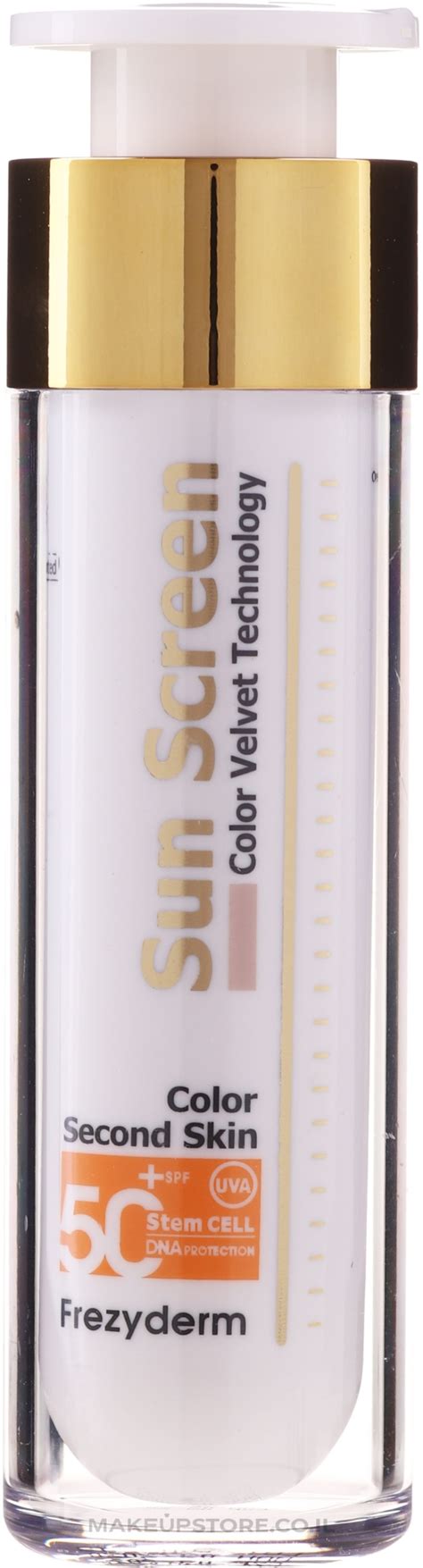 Makeupstore Co Il Frezyderm Sun Screen Color Velvet Face Cream Spf