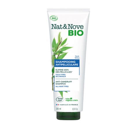 Nat Nove Bio Shampooing Antipelliculaire A L Extrait De Saule Ml