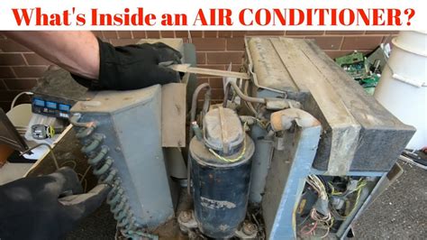 Scrapping An Air Conditioner For Copper And Better Than Scrap Steel Value Youtube