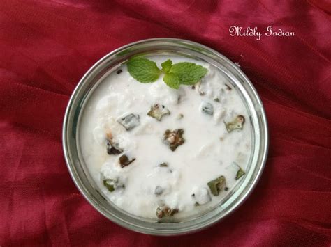 Vendakka Kichadi Okra In Coconut Yogurt Sauce Mildly Indian