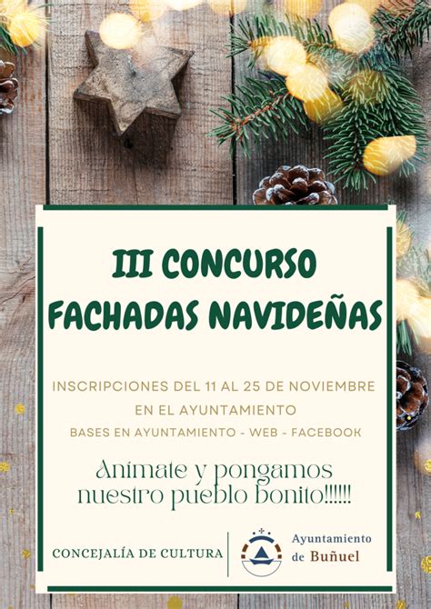 III CONCURSO DE FACHADAS NAVIDEÑAS 2022 Ayuntamiento de Buñuel