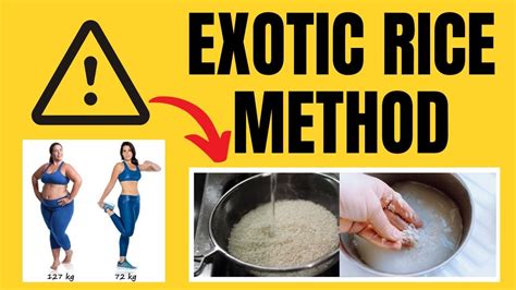 Exotic Rice Method Correct Recipe Exotic Rice Hack For Weight Loss Exotic Rice Hack