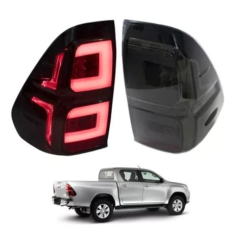 Calaveras Traseras Toyota Hilux Led Ahumada S Reversa Meses Sin Intereses