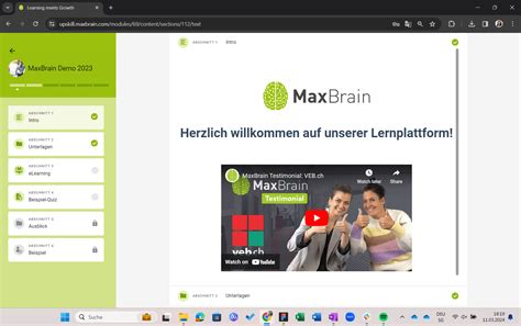 Mandatory Sections MaxBrain Learning Platform