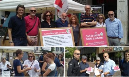 Gazebo In Piazza Del Pd Con La Salute Non Si Scherza Prima Saronno