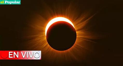 Eclipse Solar Abril En Per En Vivo V A Nasa Tv Minuto A