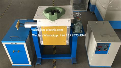 Igbt 25 Kw 20 Kg Zinc Melting Medium Frequency Induction Furnace Was