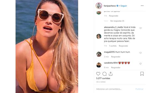 Cenapop Fani Pacheco Fala Sobre Sa De Mental Em Post Foto De