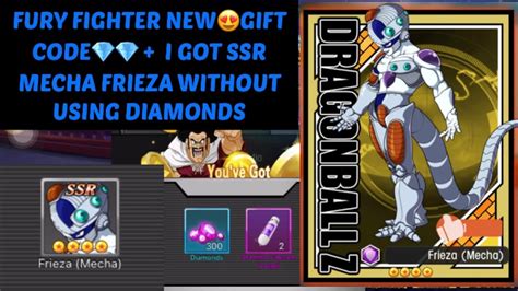 Free New Gift Code Fury Fighter Finally Get Mecha Frieza Fearless