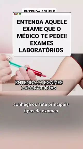 Exames Laboratoriais Hemograma O Que Você Já Fez