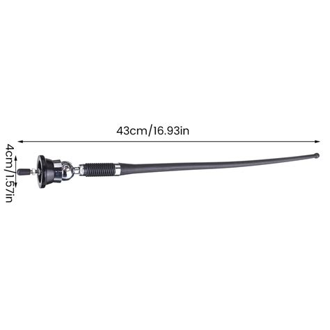 17inch Car Roof Radio Antenna Car Radio Aerial AM FM Rubber Antenna