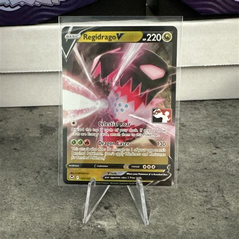 Pok Mon Tcg Regidrago V Holo Rare Prize Pack Series Card Mint