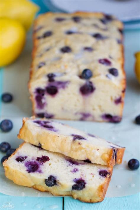 A Super Moist Blueberry Lemon Bread That Is So Easy To Make Topped With