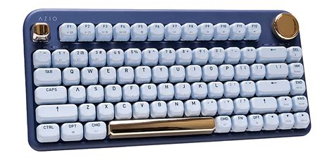 Best Buy AZIO IZO Wireless Mechanical Blue Clicky Switch Keyboard Blue