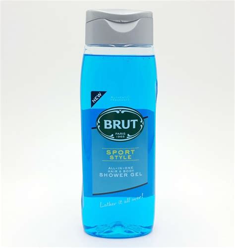 Brut Sport Style All In One Hair Body Shower Gel Big Ml Bottle