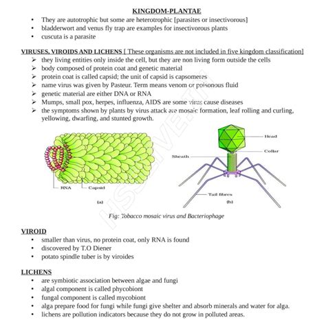 Viruses Viroids Biology Notes Teachmint