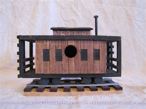 Train Caboose Birdhouse - Kurt's Woodworks