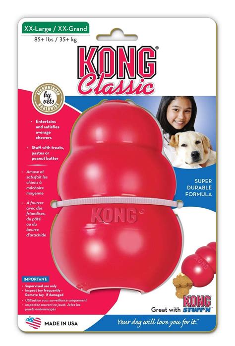 Kong Classic Dog Toy - Fill with treats and dog food! | eBay