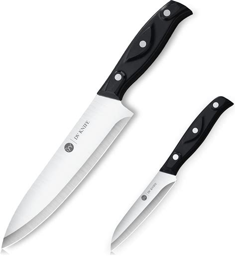 Amazon Good Cook Inch Fine Edge Cook S Knife Silver Black Chefs