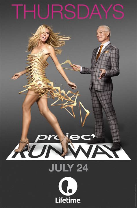 Heidi Klum strips off for new Project Runway poster | Project runway