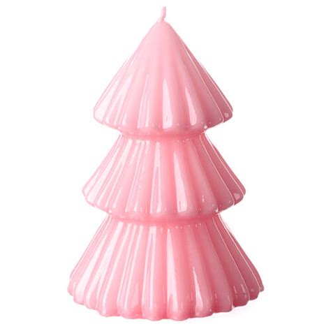 Tokyo pale pink Christmas candle 18 cm | online sales on HOLYART.com