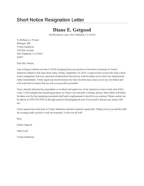 Fantastic Tips About Hours Resignation Letter Format Resume