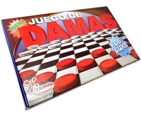 Juego De Mesa Damas Grande Deluxe Dubimax MercadoLibre