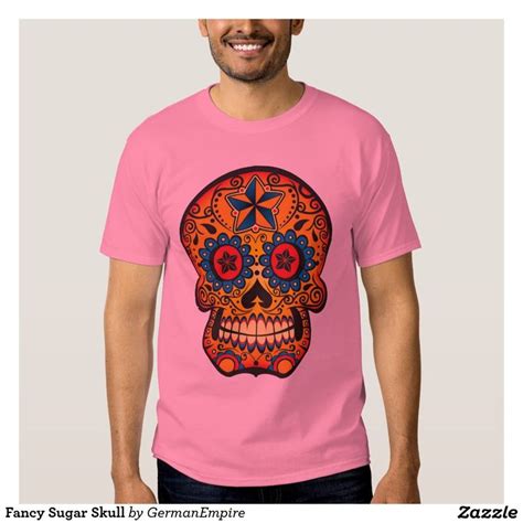 Fancy Sugar Skull T Shirt Zazzle T Shirt Shirts Skull Tshirt