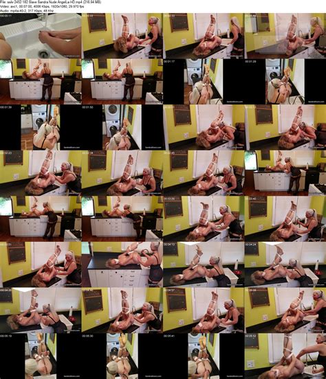 Ball Gagged Slave Sandra Delivers Wet Bondage Orgasm To A Naked Angella Faith Fetish Island