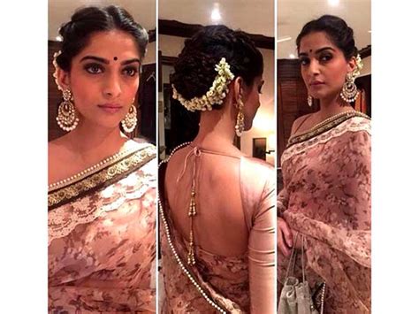 12 Awesome Saree Hairstyles That You Have Never Seen Before Boldsky