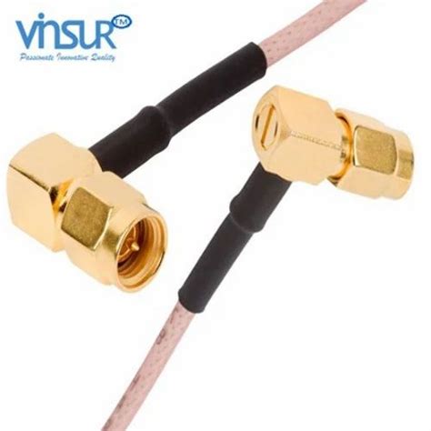 SMA Right Angle Male To SMA Right Angle Male RG 316 Cable Assembly At