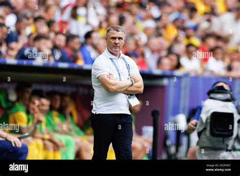 Serhiy Rebrov Coach Of Ukraine Seen During The Uefa Euro 2024 Game