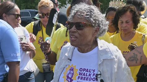Opal Lee Juneteenth walk: Thousands march in Fort Worth | wfaa.com