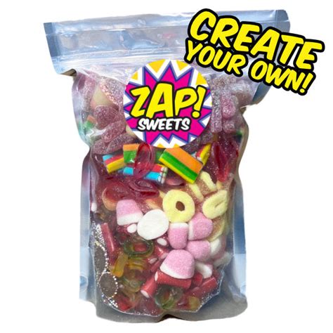 Pick N Mix Sweets 1kg Create Your Own Sweets Pouch