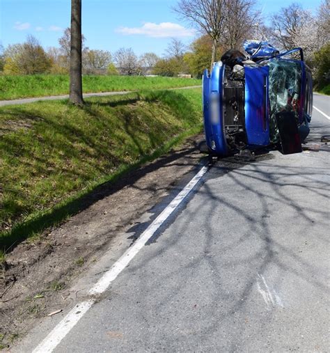 POL HF Katze läuft auf Fahrbahn Auto prallt bei Ausweichmanöver