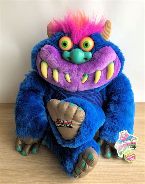 Retro My Pet Monster 22” Talking Soft Plush Toy Toymax Inc Nostalgic